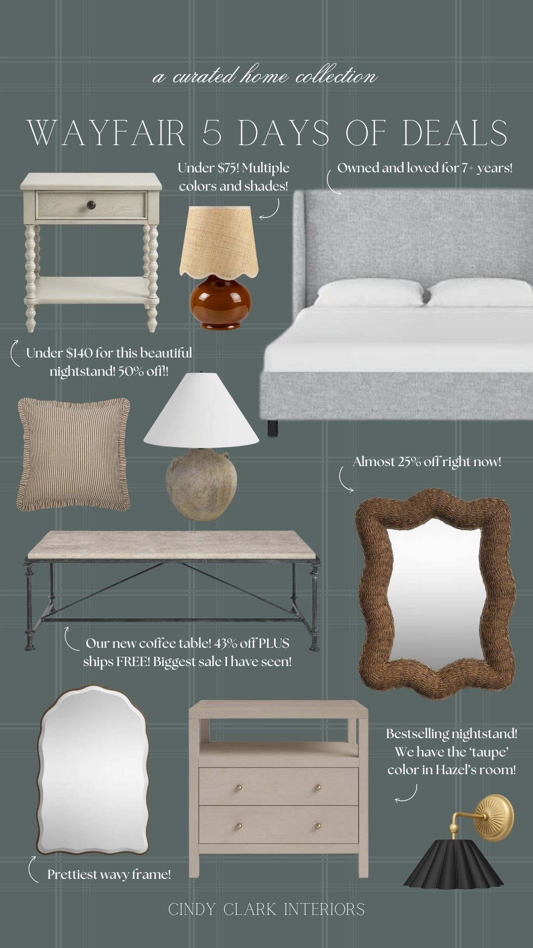 Wayfair is having a huge sale right now! Save up to 60% off plus get fast shipping during their 5 Days of Deals! So many of the styles and favorites in my home are included in the sale—all of these + more! 

#LTKSaleAlert #LTKHome