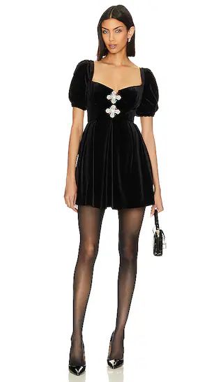 Sweetheart Mini Dress in Black | Revolve Clothing (Global)