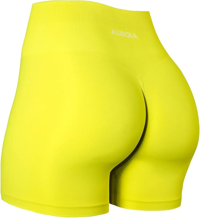 AUROLA Dream Workout Shorts for Women Seamless Soft Smooth Gym Yoga Scrunch Active Shorts | Amazon (US)