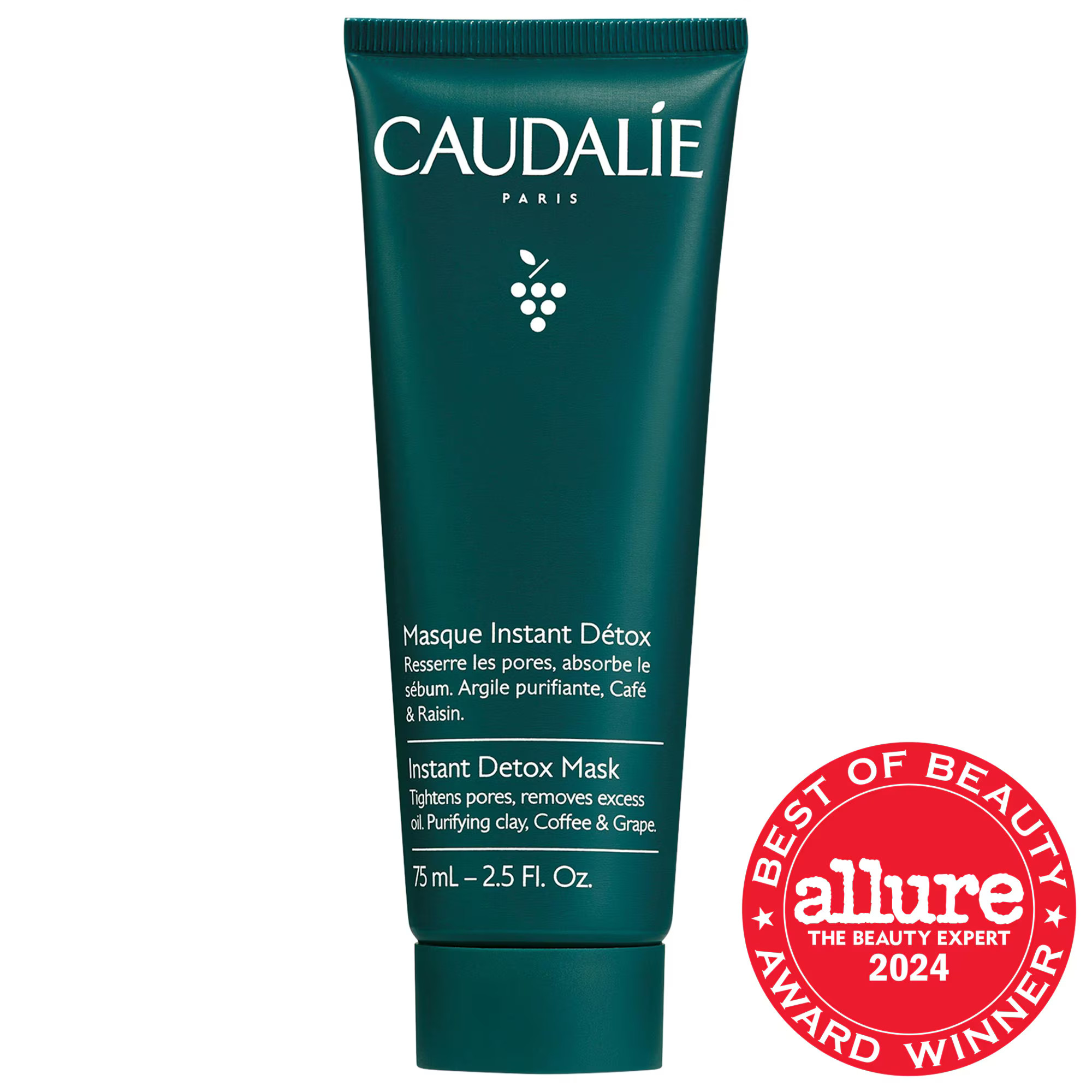 Caudalie Pore Minimizing Instant Detox Mask 2.5 oz/ 75 mL | Sephora (US)