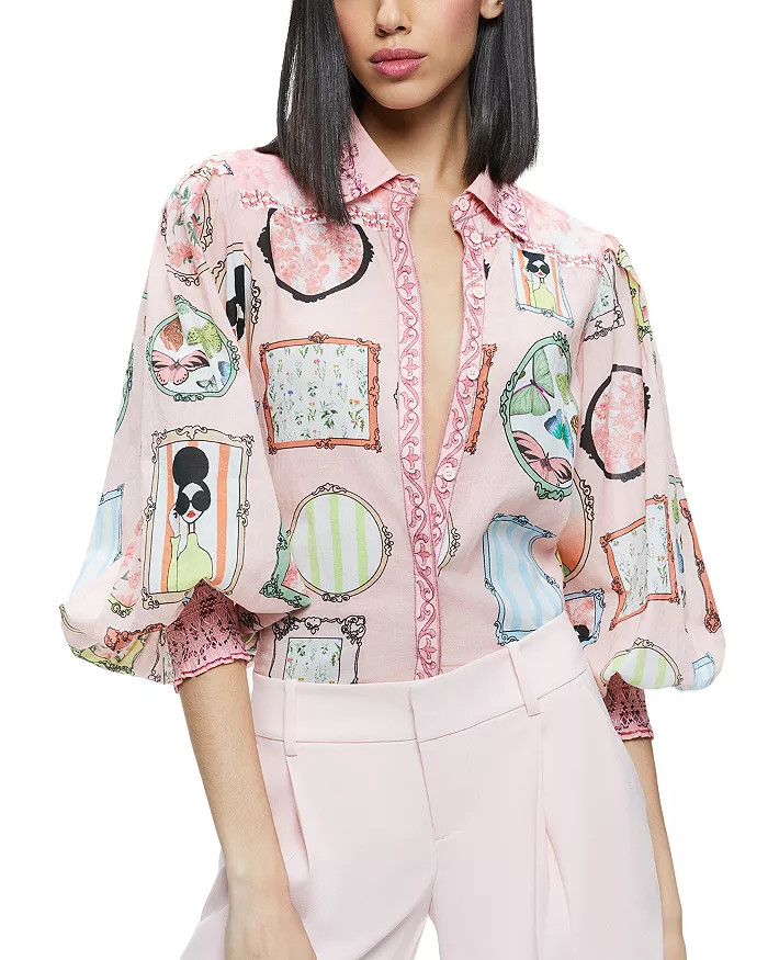 Cotton Tiffie Dramatic Sleeve Blouse | Bloomingdale's (US)