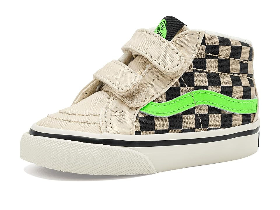 Vans Kids SK8-Mid Reissue V (Infant/Toddler) Kid's Shoes Glow Taupe Mist : 6.5 Toddler M, Canvas/Suede | Zappos