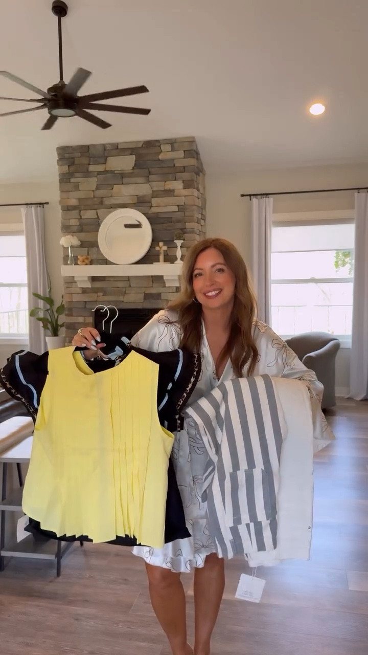 Your summer outfits just got an upgrade and you’re going to want both of these ☀️✨

The first look is giving effortless + playful with this yellow sleeveless tie-front top and striped capris… lightweight, flattering, and so easy for everyday plans

The second look is a total statement moment… this exaggerated puff sleeve top paired with crisp white capris is chic, bold, and perfect for dinners, events, or when you just want to feel put together

Which one is more YOU… casual cute or elevated chic?

Comment NEED IT and I’ll send you the links 💛 You can also shop everything in my LTK

#summeroutfits #midstylefashion #affordablefashionfinds #momstyleinspo #whatiworetoday
