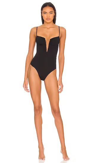 Roxanne Bitsy One Piece in Black | Revolve Clothing (Global)
