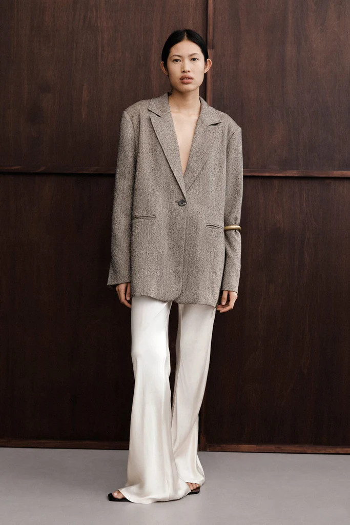 NIKKI CREAM SATIN BIAS PANT | DISSH