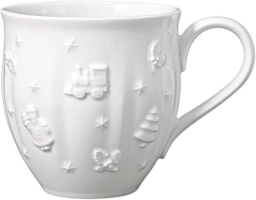 Villeroy & Boch - Toy’s Delight Royal Classic Becher mit Henkel, große Tasse mit Reliefmuster,... | Amazon (DE)