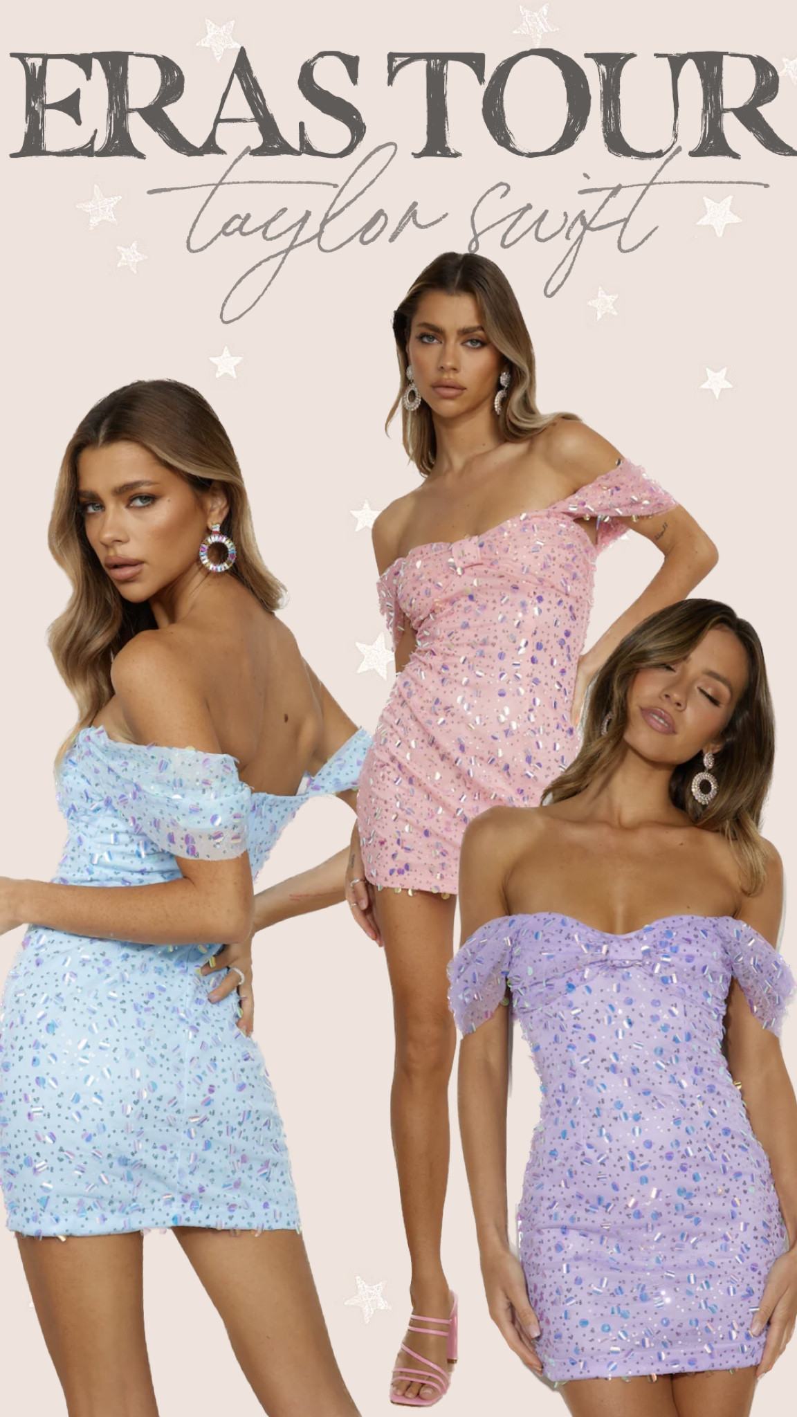 The #1 selling dress for the Taylor Swift Concert Eras Tour comes in purple, pink, and Cinderella baby blue 
Hello Molly
Summer Dress
Confetti glitter dress 

#LTKU #LTKstyletip #LTKunder100