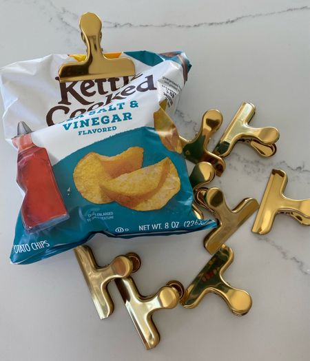 Gold chip clips
