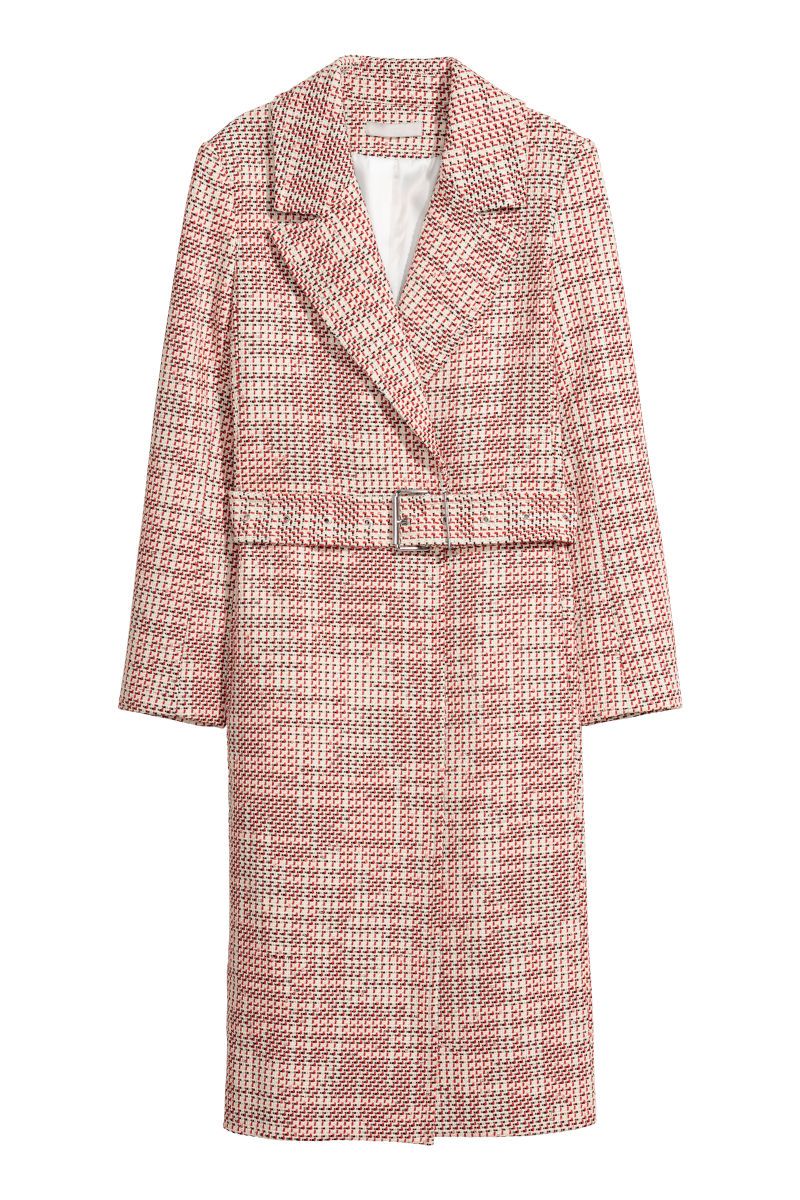 H&M Textured-weave Coat $129 | H&M (US)
