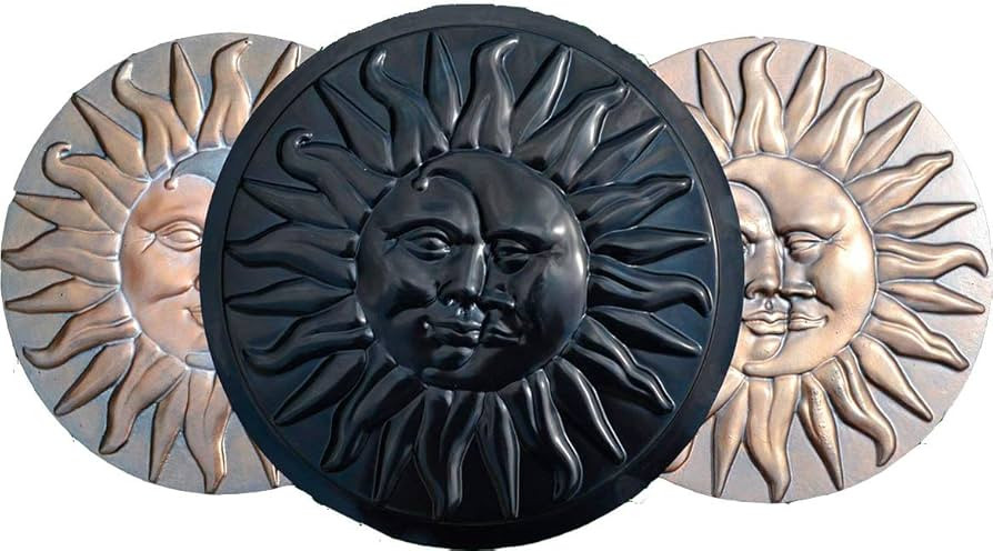 SvitMolds Sun&Moon Concrete Mold Plaster Concrete Stepping Stone Garden Path Decor S11 | Amazon (US)