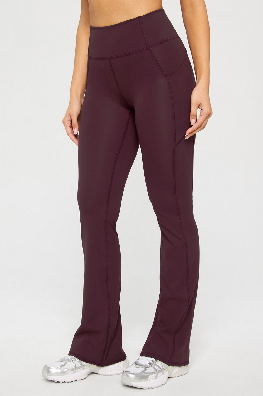 Oasis PureLuxe High-Waisted Pocketed Kick Flare | Fabletics