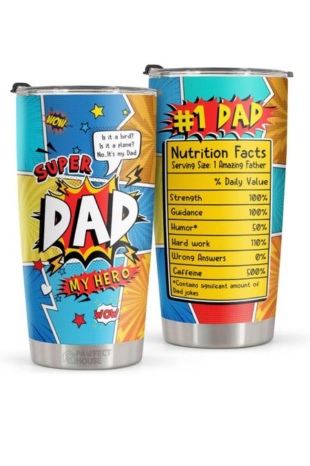 Pawfect House Fathers Day Birthday Gifts For Dad From Daughter Son Kids Wife, Dad Papa Grandpa Husband Gifts, Funny Gifts For Men, Best Dad Ever Gifts, 20oz Stainless Steel Super Dad Tumbler.

#LTKsalealert #LTKGiftGuide #LTKfamily