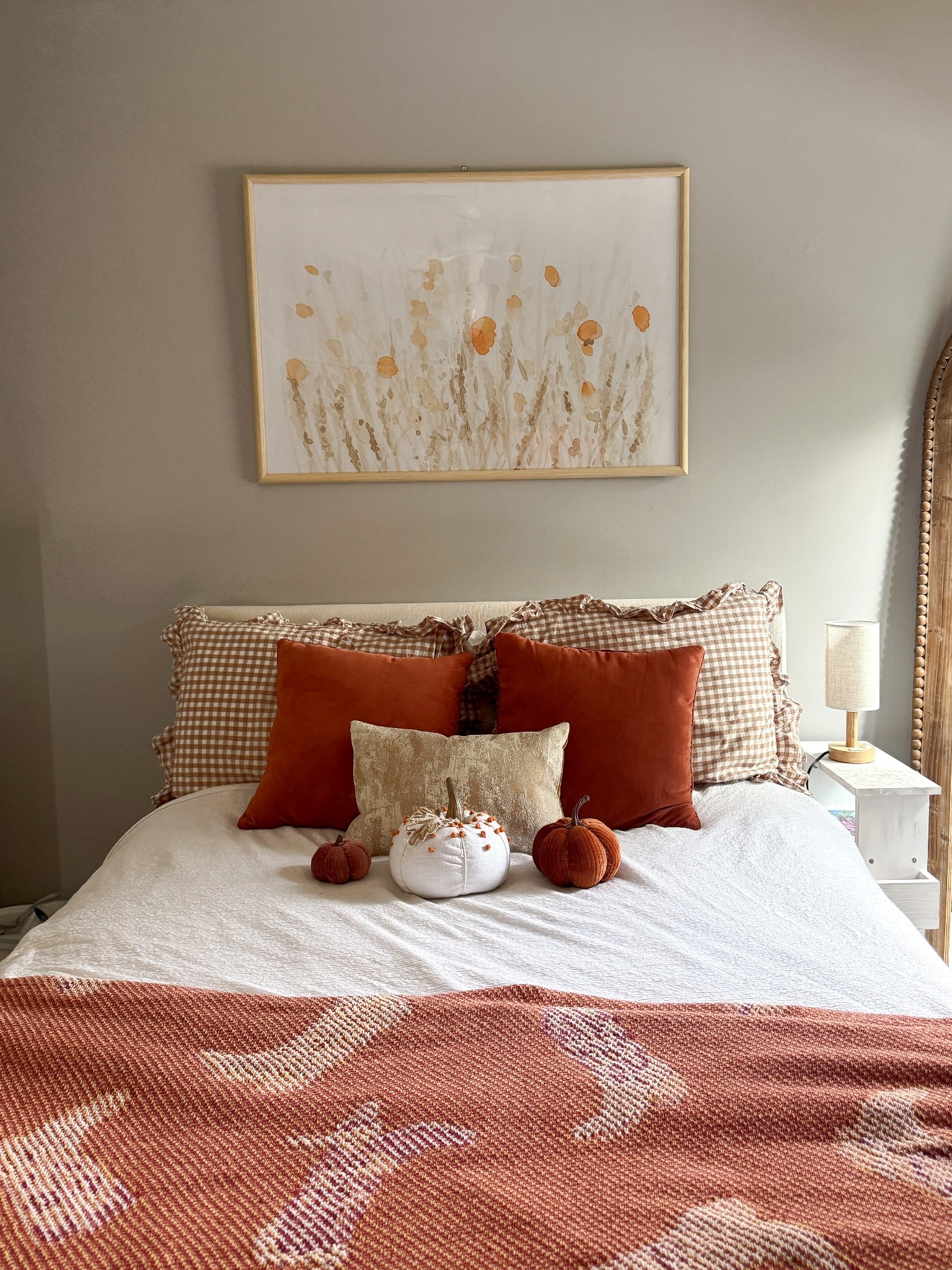 Fall Seasonal Bedroom Art / Painting / Decor Above Bed

#LTKSeasonal #LTKHome