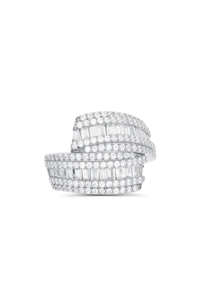 Cubic Zirconia Bypass Ring | Nordstrom