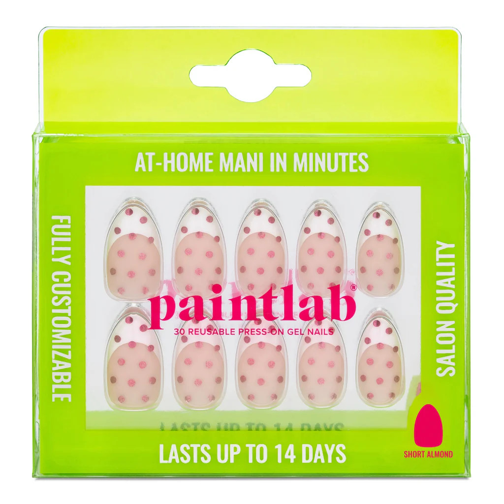 Chrome Polka Dot Press-On Nails | PaintLab