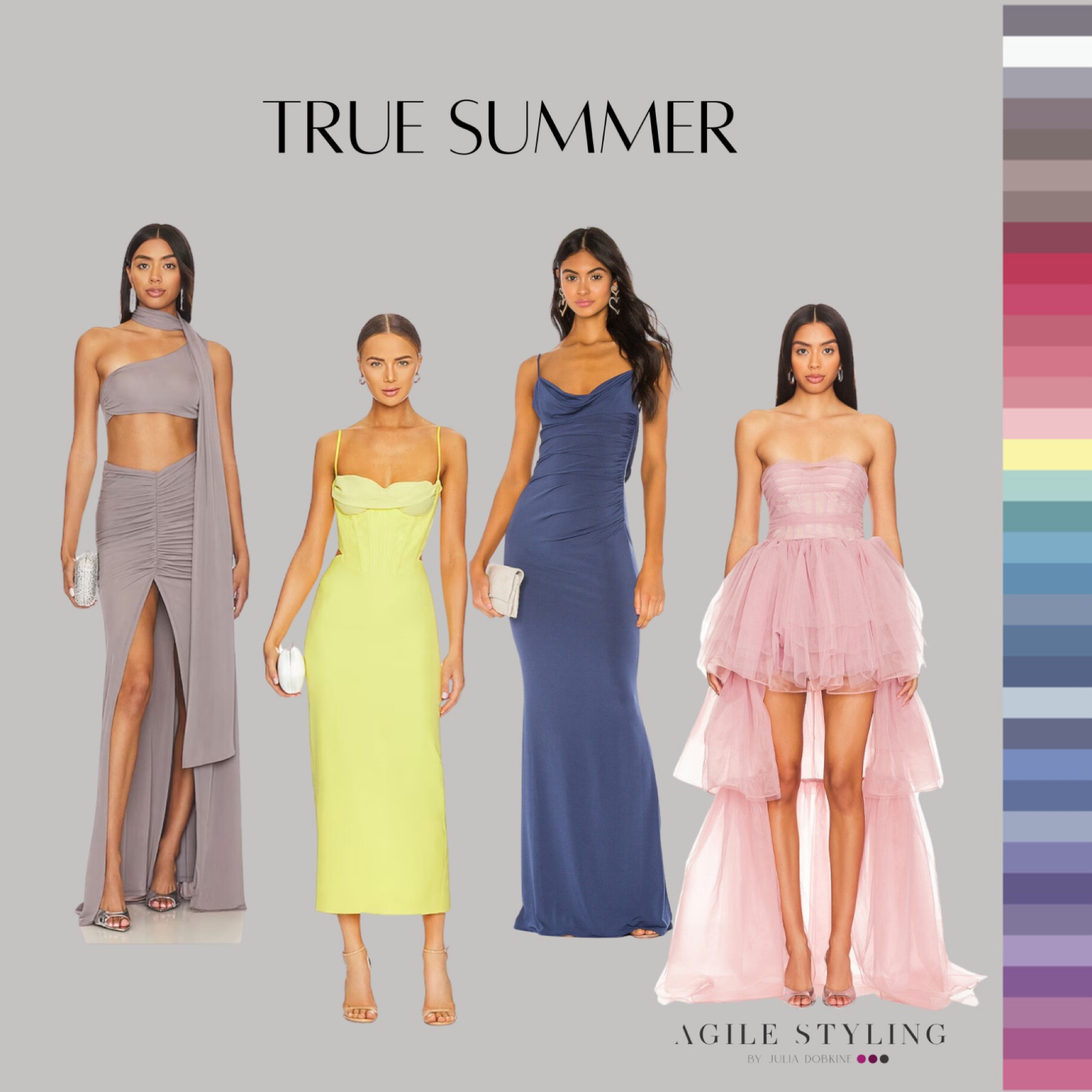 True Summers can shine on Valentine's Day with dresses in their cool and powdered colors. Opt for elegant styles or opt for flowing fabrics and delicate details. ✨

#LTKparties #LTKSeasonal #LTKMostLoved