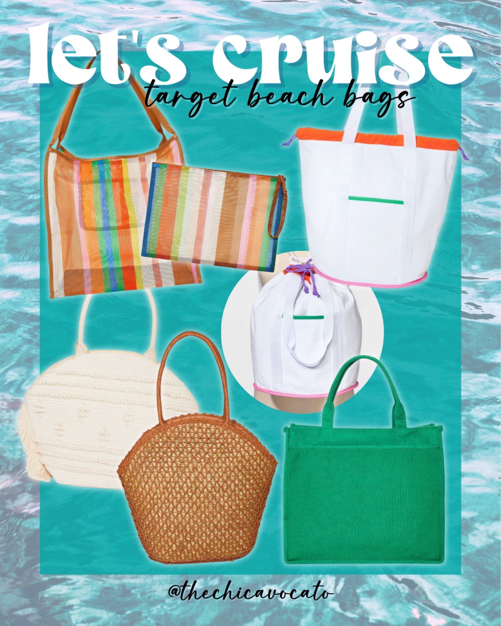 Cruise Essentials 
Target Beach Bags 

#letscruise #targetbeachbags #cruiseessentials #cruisepackinglist #cruisepacking #vacationessentials #beachvacay 

#LTKswim #LTKtravel #LTKSeasonal