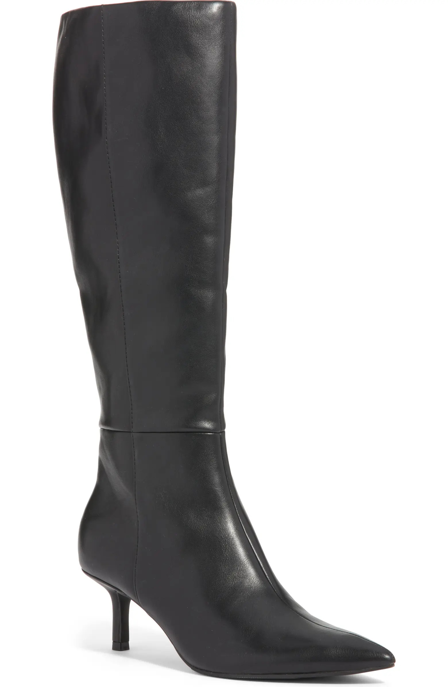 Elara Pointed Toe Knee High Boot (Women) | Nordstrom