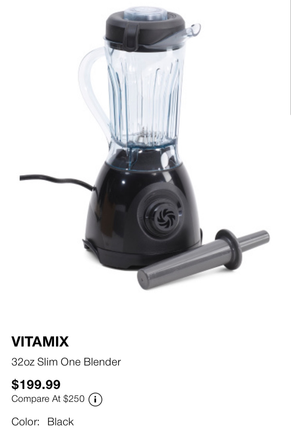 VITAMIX - 32 oz Slim One Blender curated on LTK