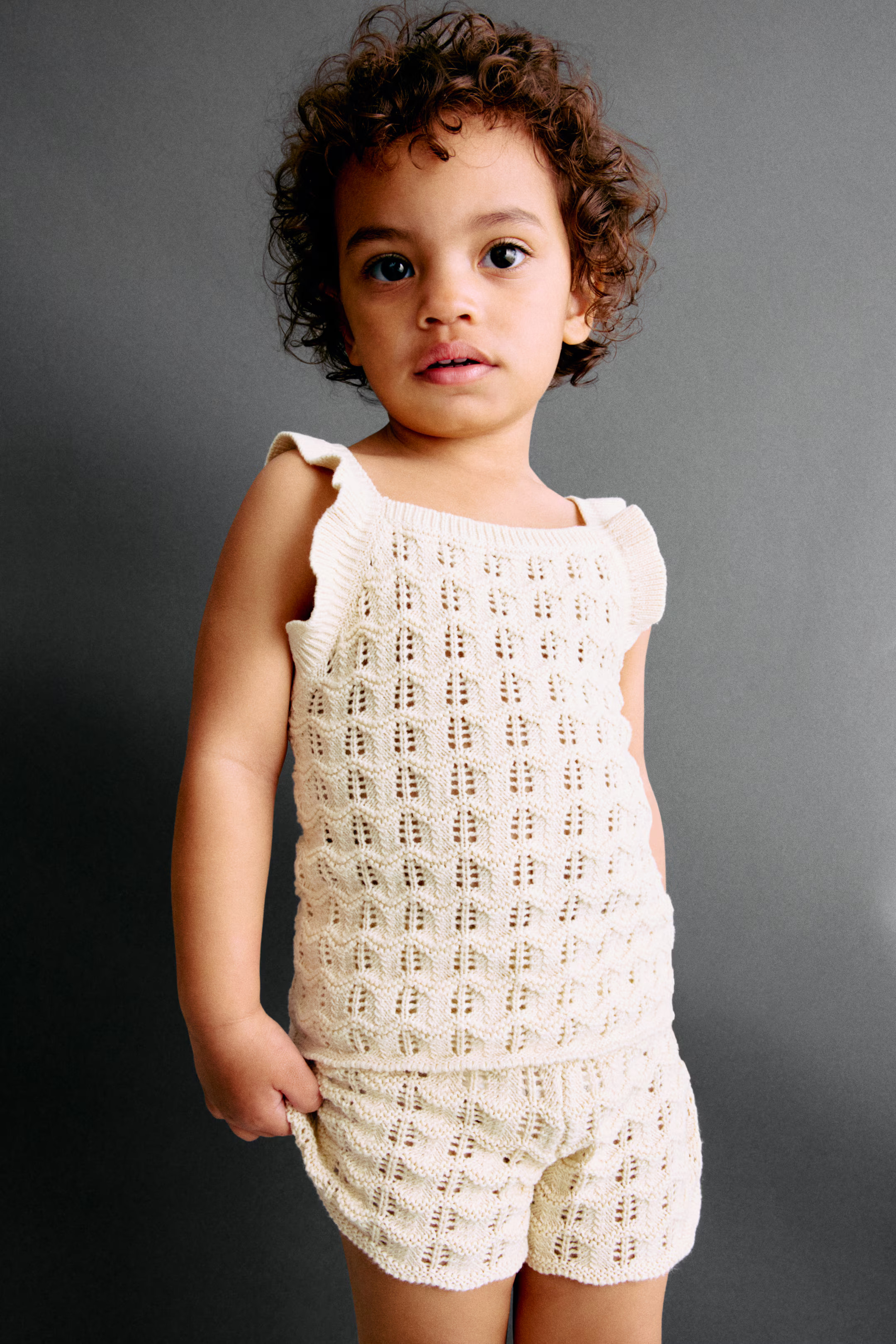 2-Piece Cotton Pointelle-Knit Set | H&M (US + CA)