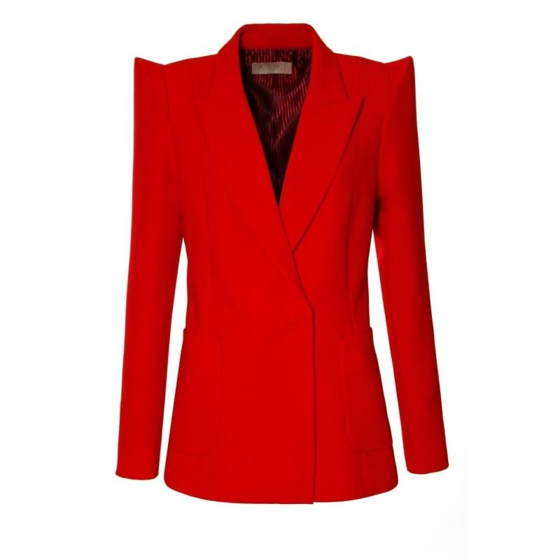Samantha True Red Blazer | Wolf and Badger (Global excl. US)