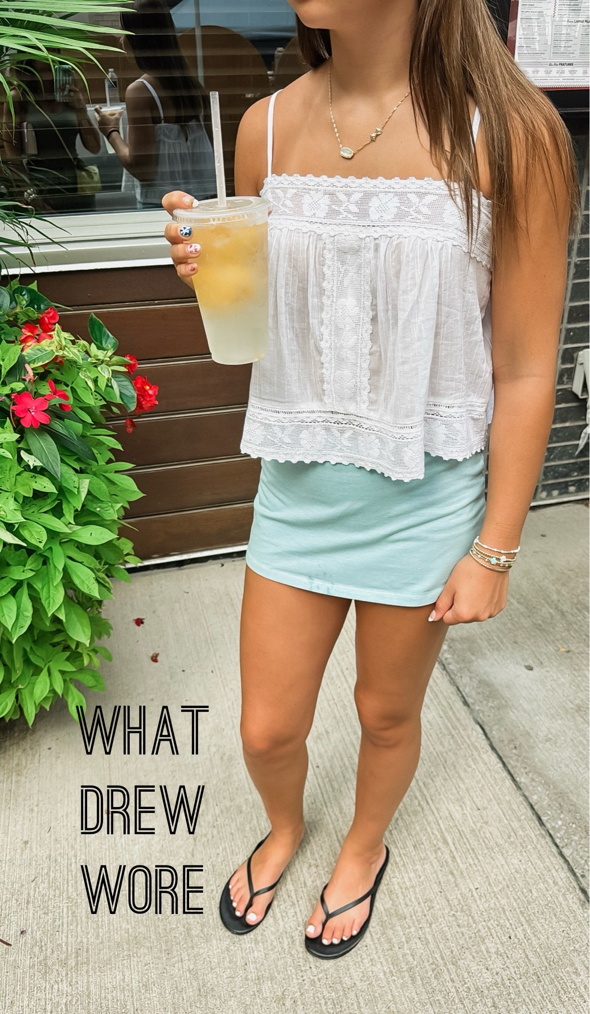 What Drew wore. Summer Farmer’s market edition. 
XS in both

#LTKootd #LTKmomlife #LTKSeasonal