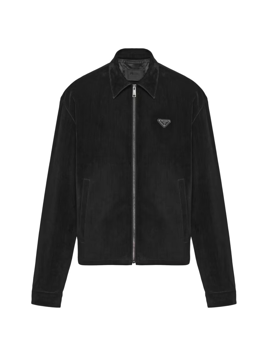 Cotton Velvet Blouson Jacket | Saks Fifth Avenue