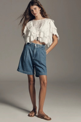 DL1961 Hepburn Denim Shorts | Anthropologie (US)