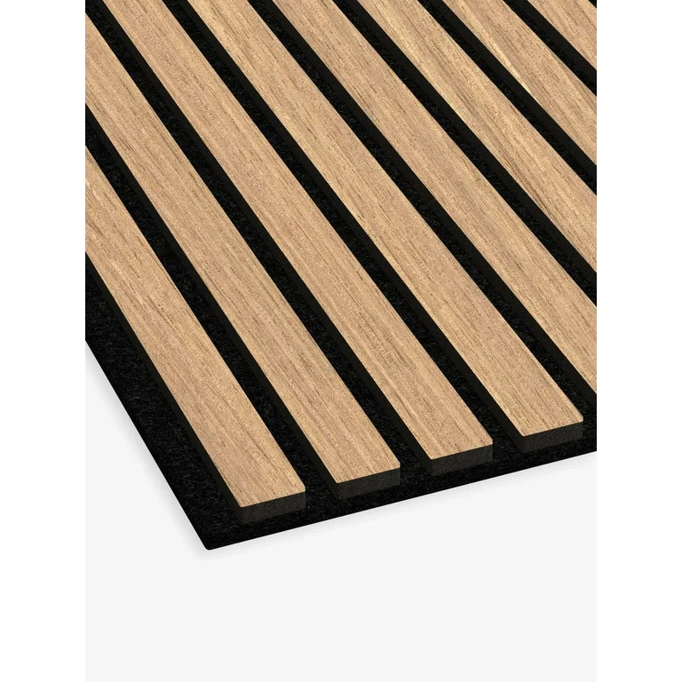 Oak Acoustic Slat Wood Wall Panel | Walmart (US)