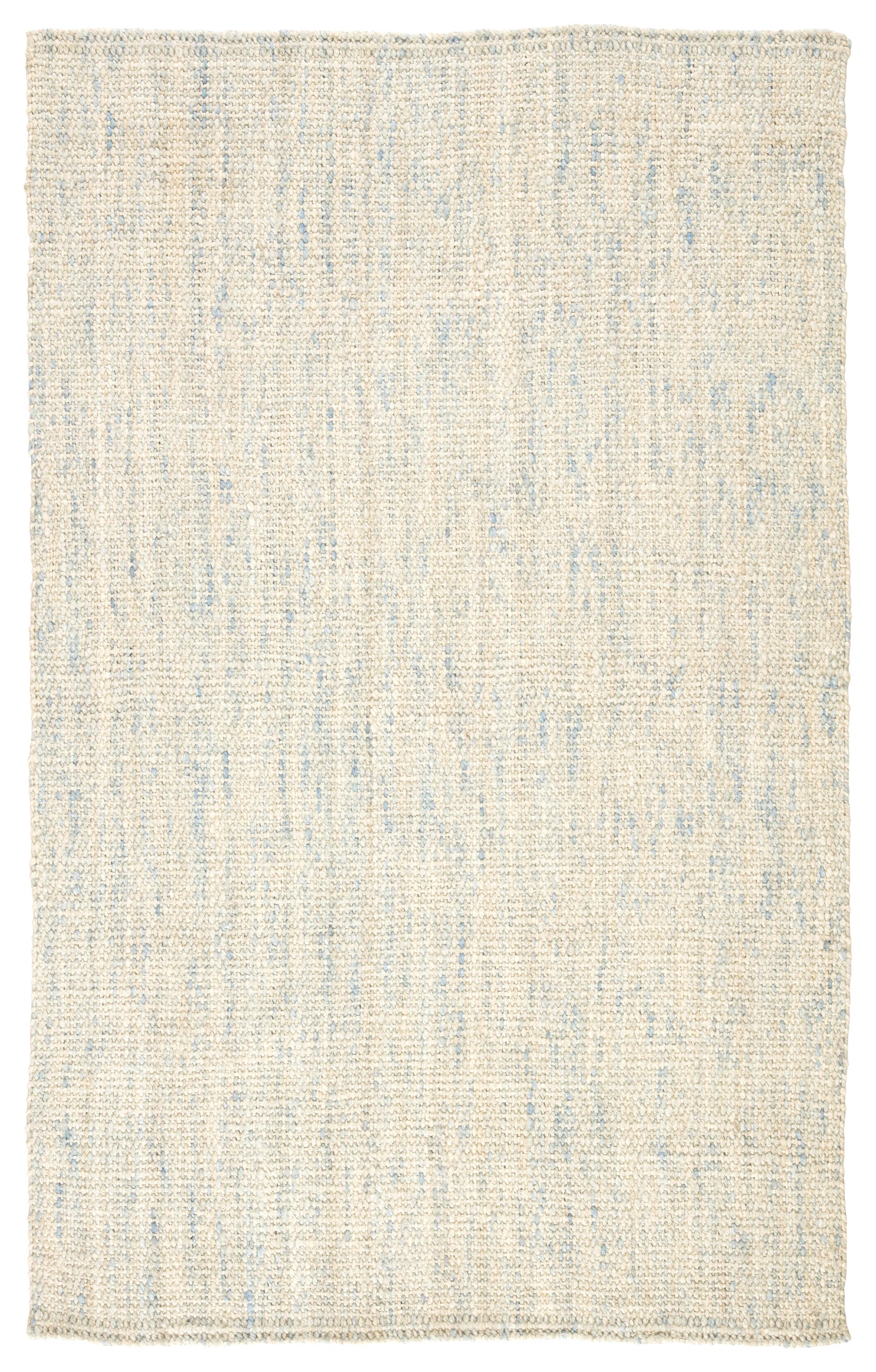 Jaipur Living Naturals Tobago Solid Ivory/ Blue Area Rug (5'X8') | Wayfair North America
