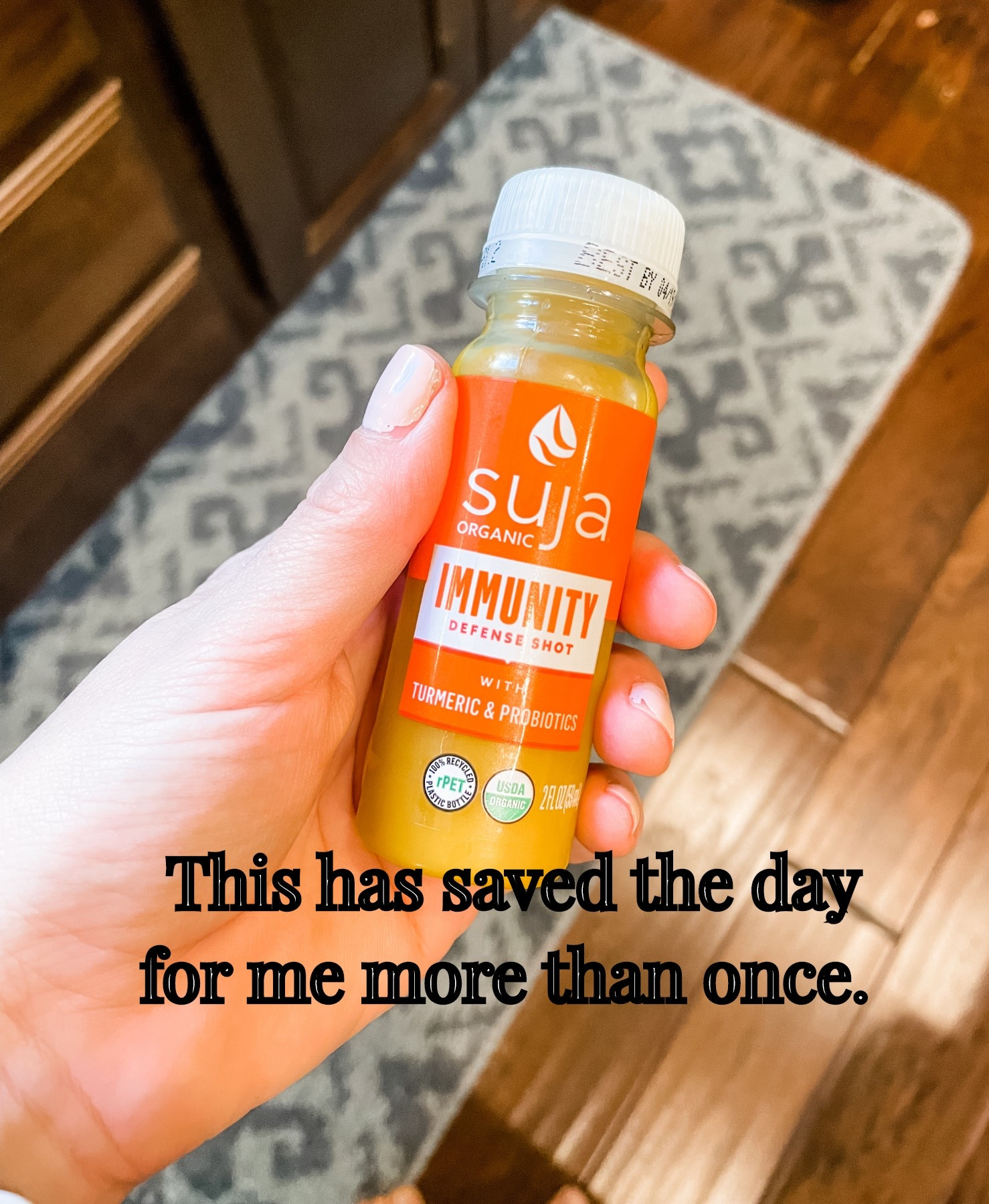 Organic Suja Immunity Booster. 
This stuff has saved me from so many colds. I can’t tell you how many times I’ve had a house full of sick people, and this is what I took to keep me going  

#LTKOver40 #LTKActive #LTKselfcare