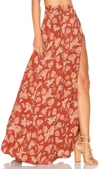 ale by alessandra x REVOLVE Brigida Maxi Skirt in Red Daffodil | Revolve Clothing