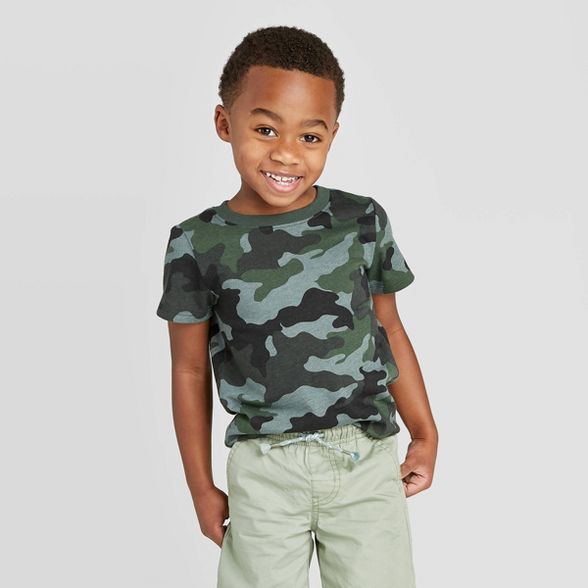 Toddler Boys' Short Sleeve Crew Neck T-Shirt - Cat & Jack™ | Target
