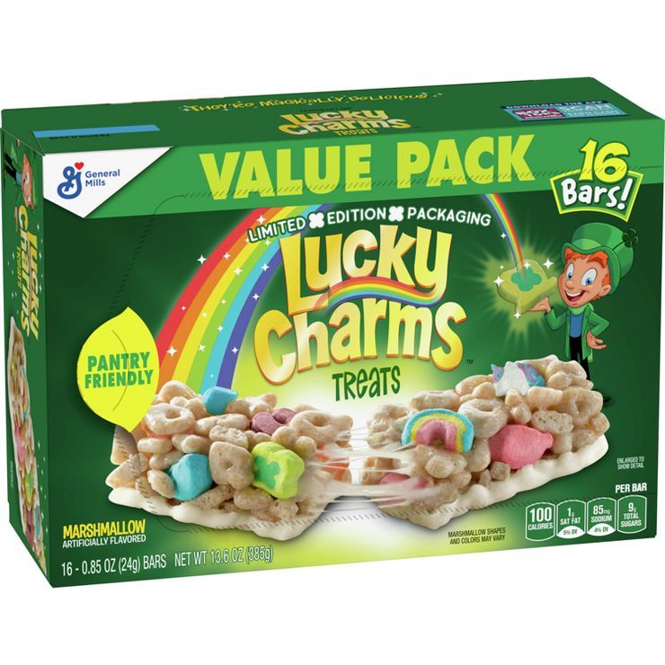 Lucky Charms Marshmallow Flavored Bars - 16ct | Target