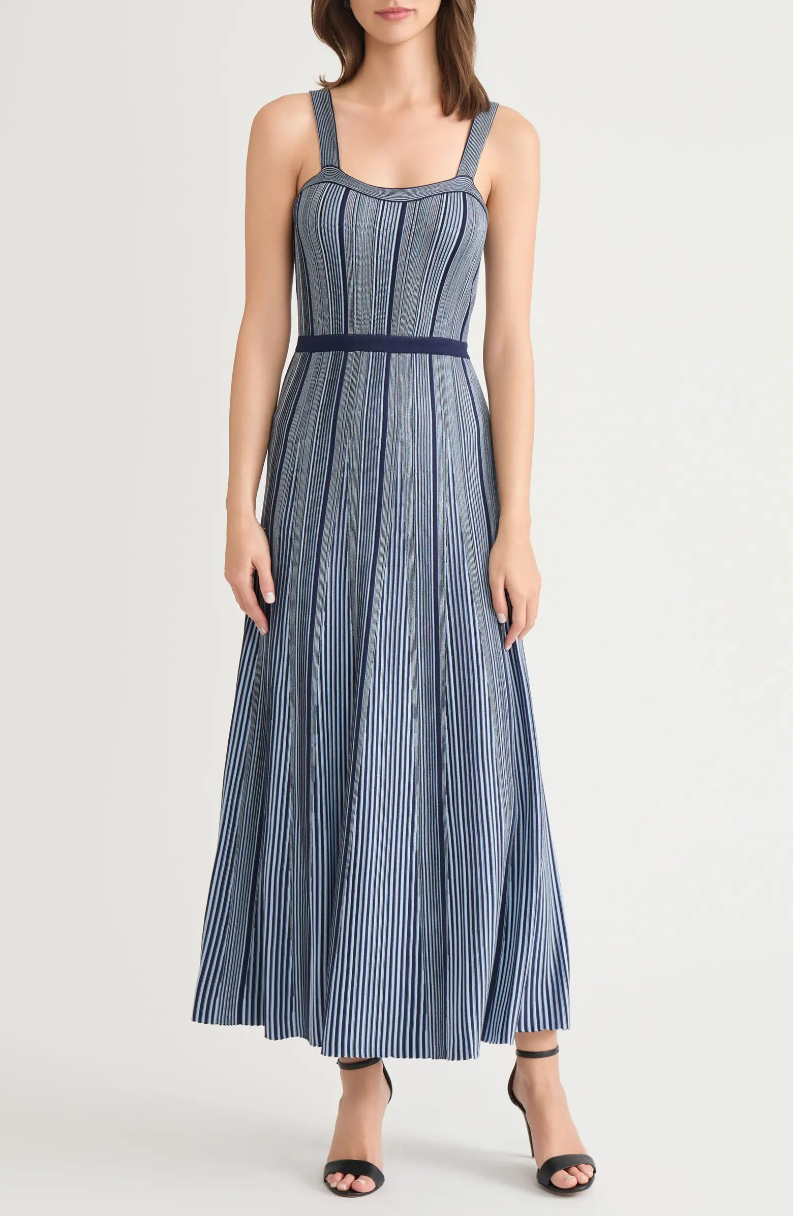 Misook x Lani Lynn Stripe Knit Dress | Nordstrom | Nordstrom