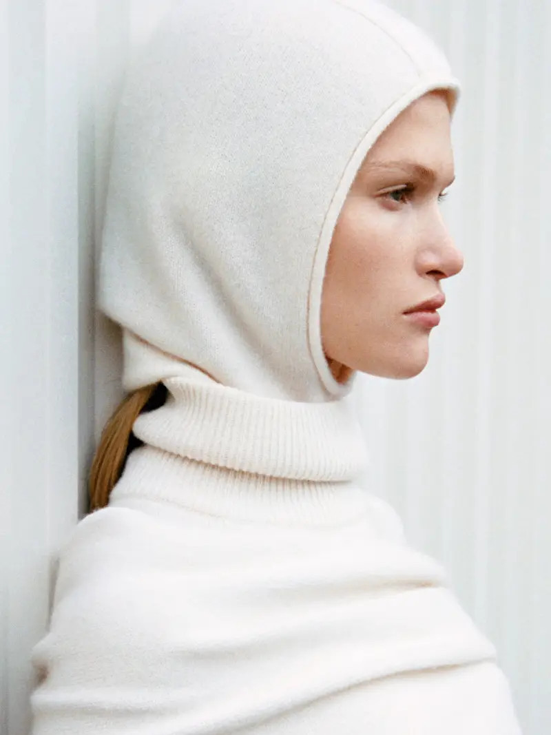 Roll-Neck Cashmere Jumper - Beige - ARKET GB | ARKET (US&UK)