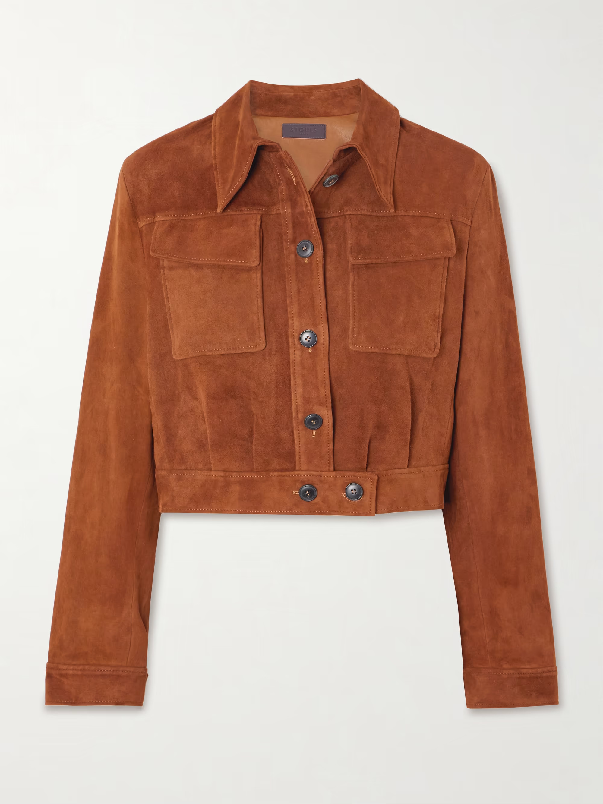 Léoncino cropped suede jacket | NET-A-PORTER (US)