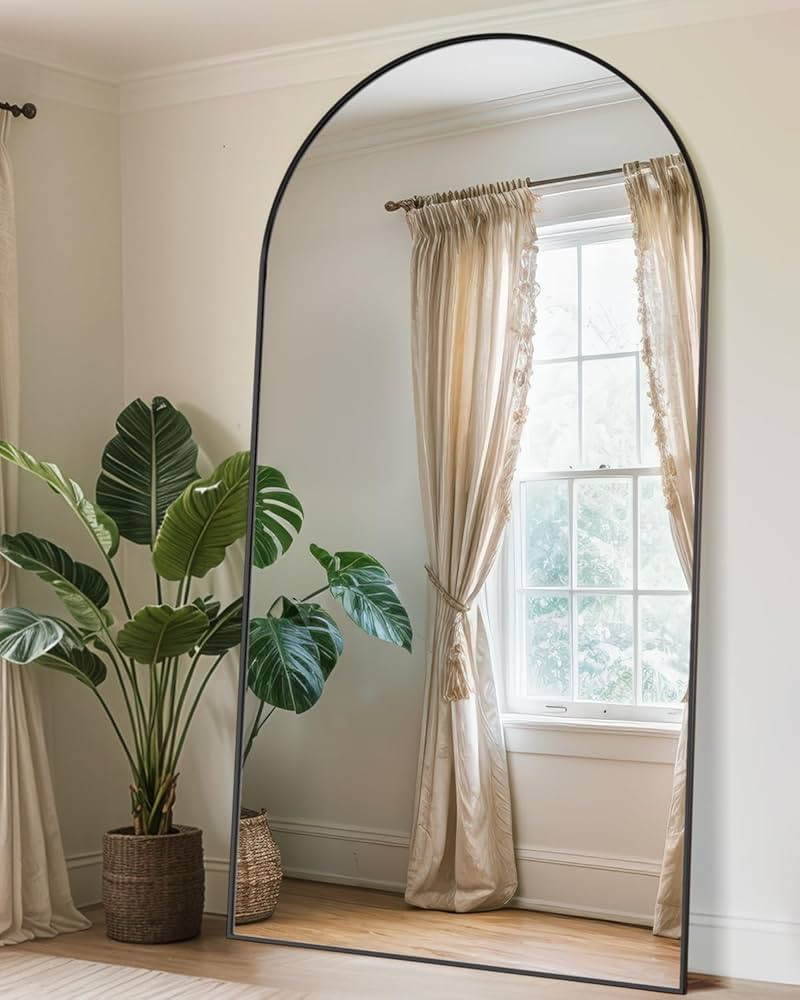 Antok Full Length Mirror, 90"x46" Floor Mirror with Stand, Hanging Mounted Mirrors for Bedroom, L... | Amazon (US)