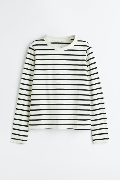 Cotton jersey top | H&M (UK, MY, IN, SG, PH, TW, HK)