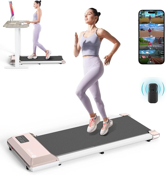 Walking Pad 2 in 1 Under Desk Treadmill, 2.5HP Low Noise Walking Pad Running Jogging Machine with... | Amazon (US)
