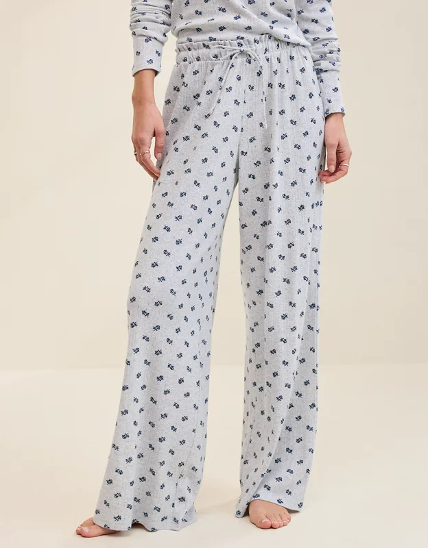 Aerie Off-Duty Pointelle Trouser PJ | Aerie