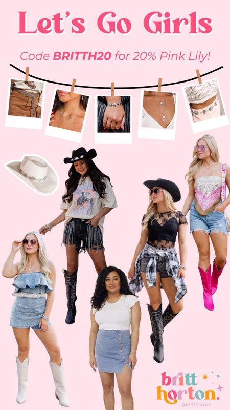 I’m obsessed with Pink Lily’s new Let’s Go Girls collection! There are so many cute pieces for concert outfits or festival outfits! You can use my code BRITTH20 for 20% pieces in this collection or any other regular priced item from their site!

#LTKfindsunder100 #LTKSeasonal #LTKFestival