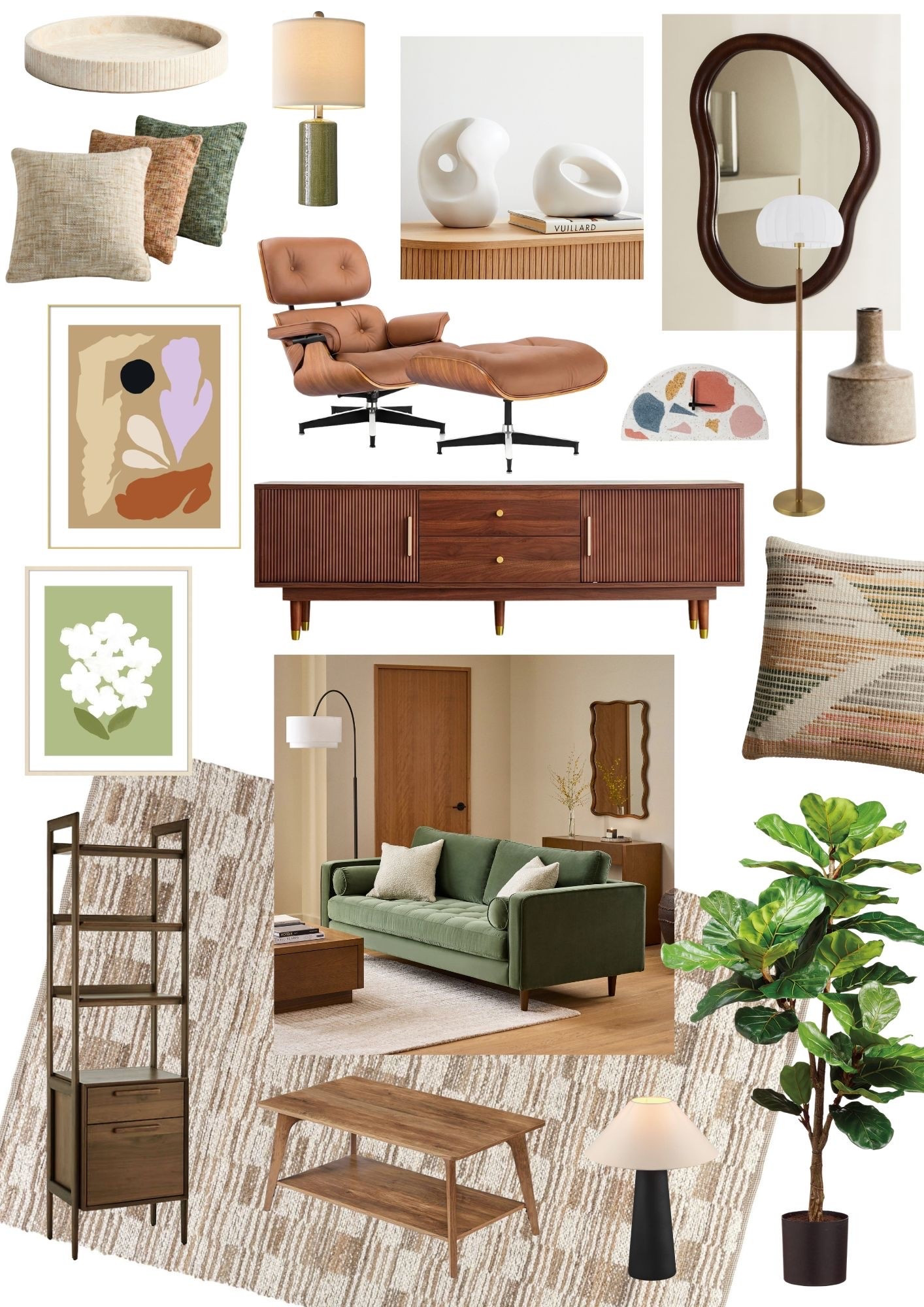 Weekly Mood Board: Mid Mod Lounge ⭐️

#LTKHome