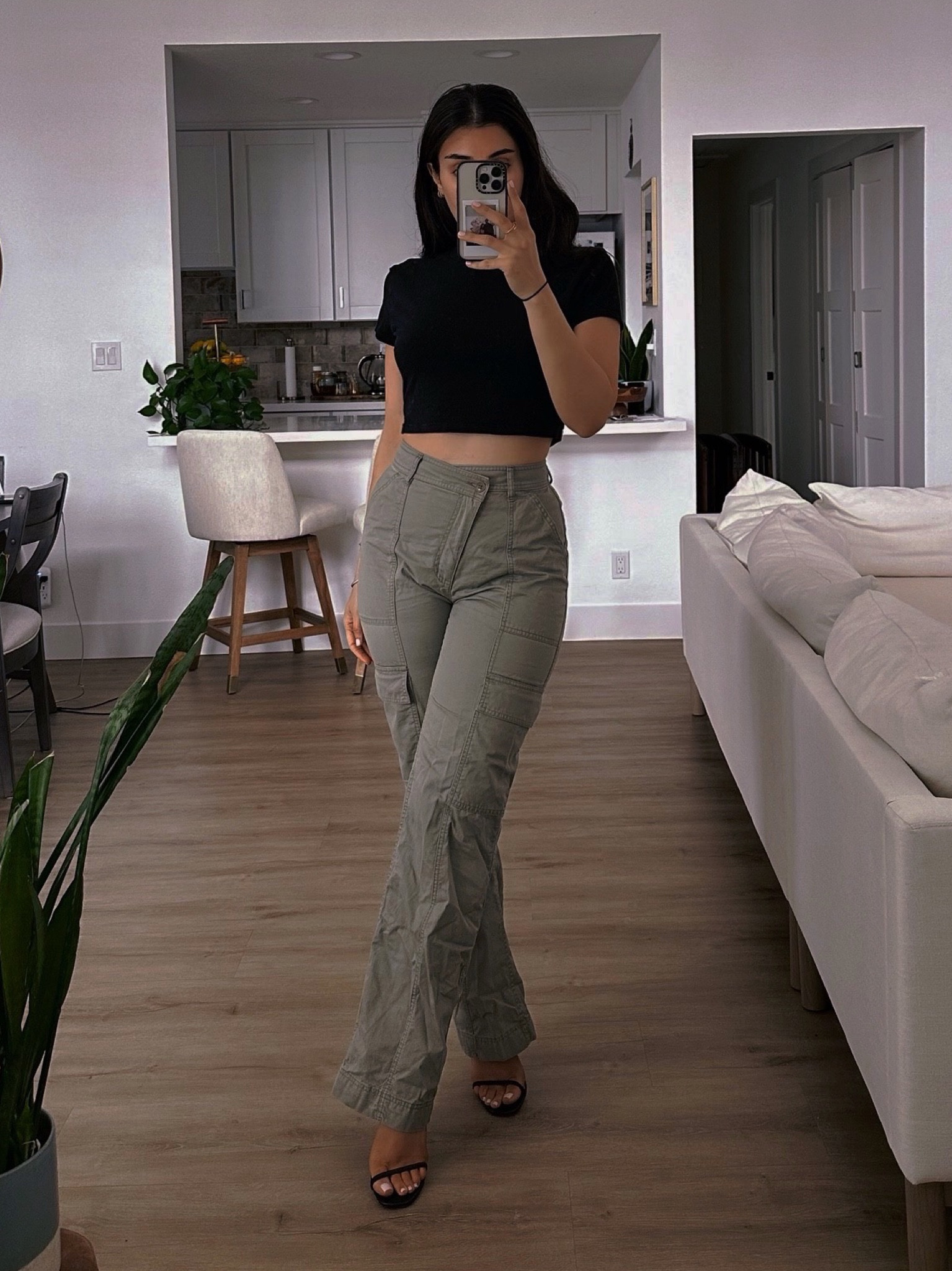 My go to cargo pants! Wearing size 26T. They also come in two other colors! 💚🪐

#LTKU #LTKunder50 #LTKFind