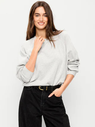 Oversized Raglan Sweatshirt | Old Navy (US)