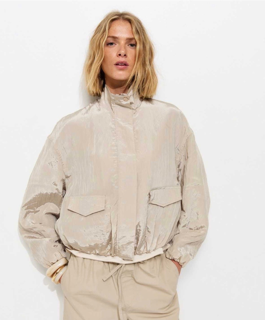 My jacket worn in my recent M&S reel 🧡