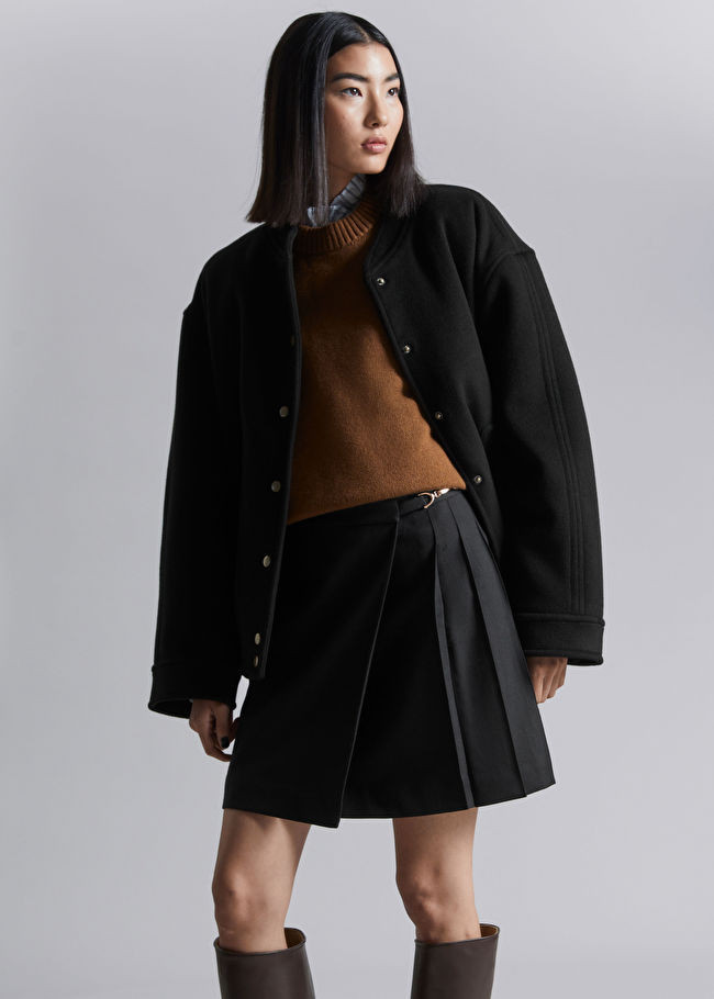 Pleated Wool Mini Skirt | & Other Stories (EU + UK)