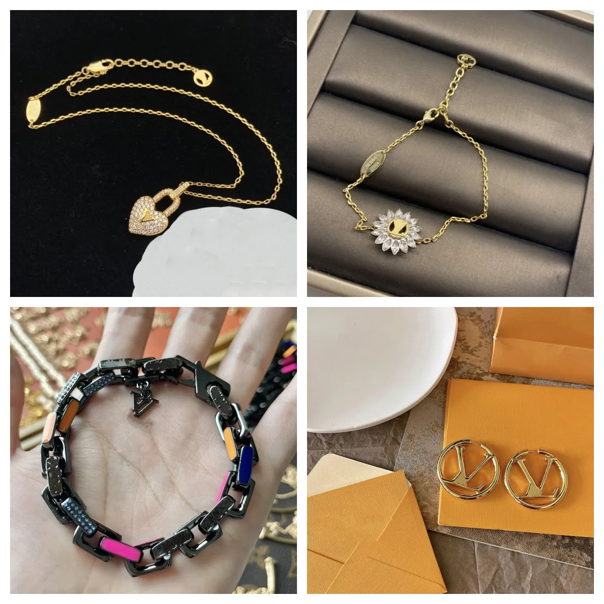 New Fashion Top Look Ladies Women Cute Heart Necklace Pendant Choker Bracelet Small Gold Love Ope... | DHGate