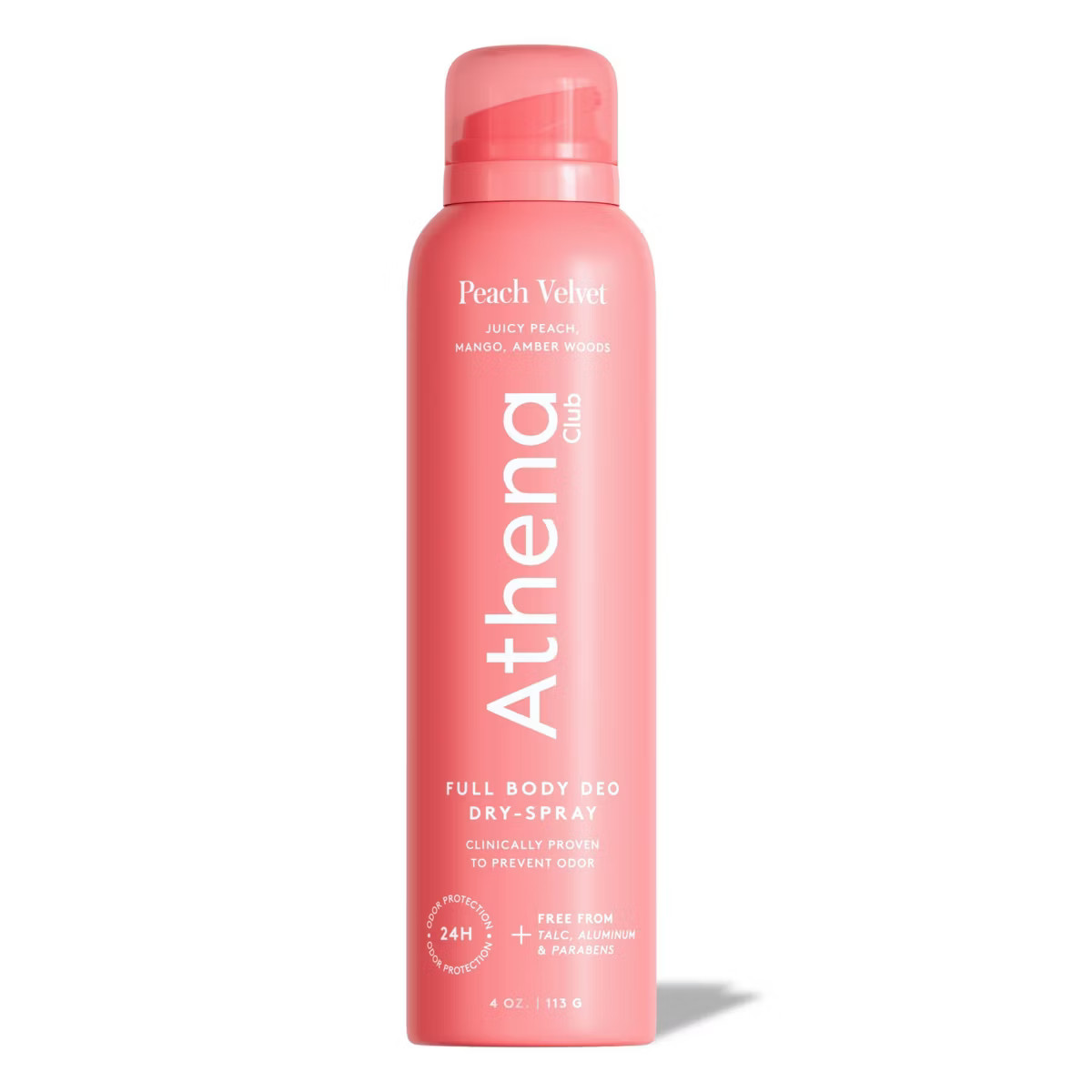 Athena Club Dry Touch Deo Spray - Peach Velvet - 4oz | Target