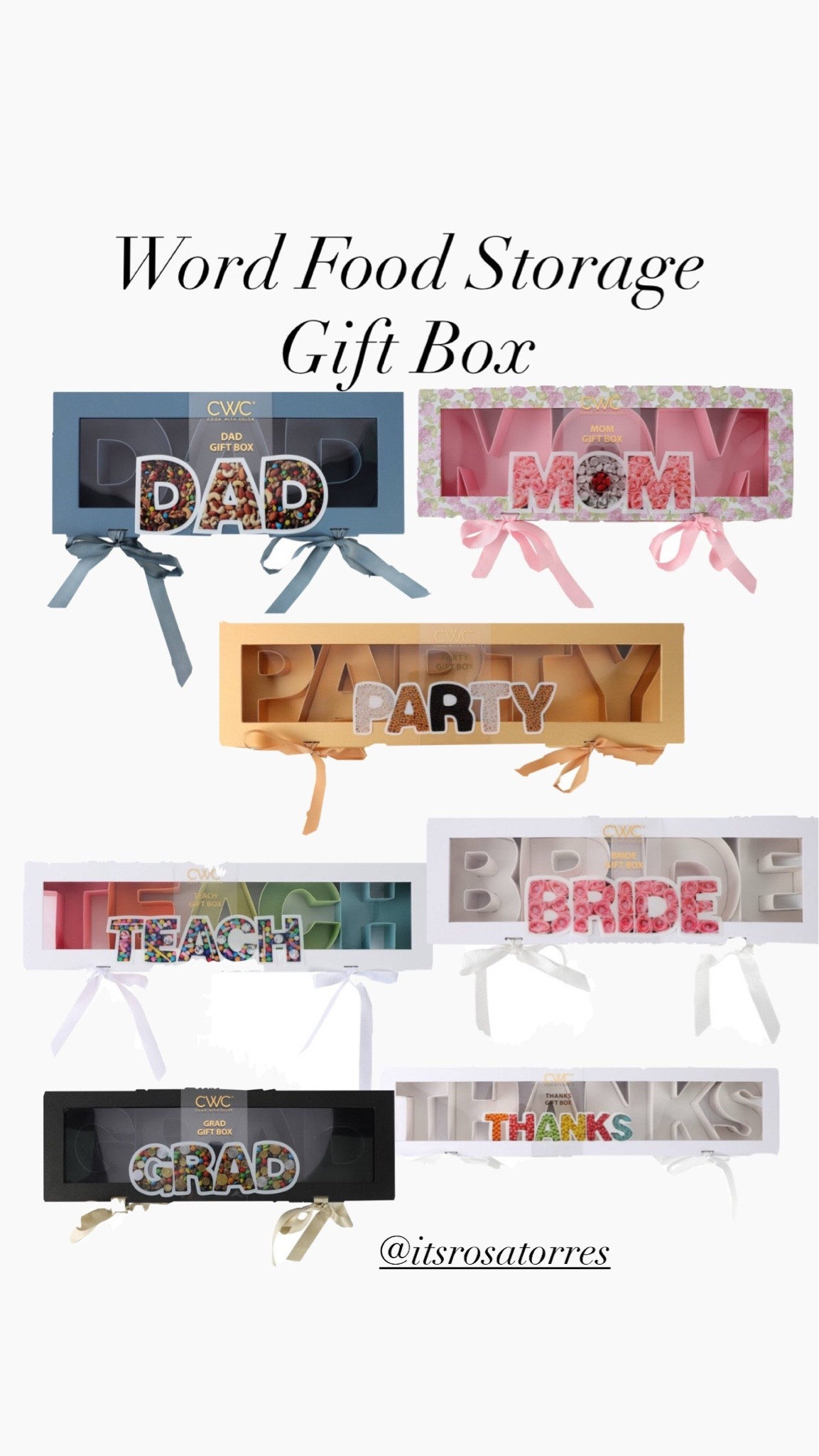 Special gift boxes for creating unique gifts. From their special treats to small unique gifts made with personal letters. 

#giftboxes #mombox #dadbox #partybox #bridebox #teachbox #gradbox #specialhiftbox #foodboxes

#LTKMothersDay #LTKmomlife #LTKKids